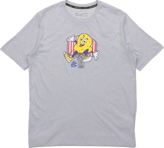 Under Armour Curry Popcorn Short Sleeve Mens Grey 1362001-012