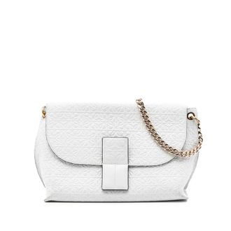 Loewe Pre-owned Loewe Leather Repeat Anagram Avenue Crossbody Ladies 521612