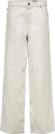 AG - Adriano Goldschmied Wide Broeken - Dames - Loose Fit Jeans - Wit - W28 - Katoen - Jeans