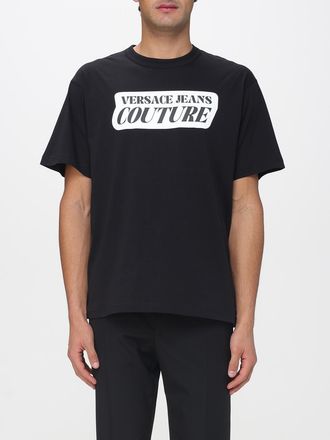 Versace Jeans Couture T-shirt in cotone con logo Versace Jeans Couture