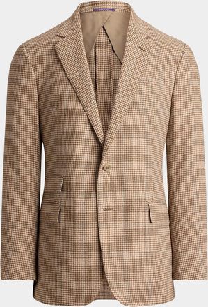 Ralph Lauren Men & apos;s Kent Herringbone Plaid Wool Sportcoat