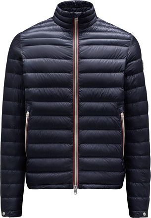 Moncler Moncler Daniel Short Down Jacket, Men, Blue, Size: 0