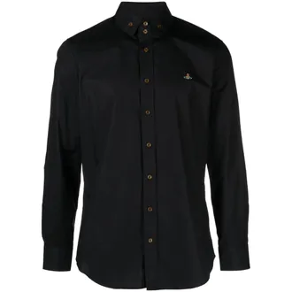 Vivienne Westwood Orb-embroidered Poplin Shirt