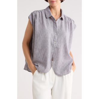 Patrizia Luca Pleated Back Top in Grey at Nordstrom Rack, Size Large/x-Large