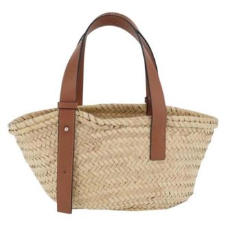 Loewe Pre-owned Raffia Shoulder Bag - Dames - Vintage Schoudertas - Beige - ONE Size - Vintage