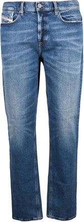 Diesel Blue Cotton-Blend D-Fining Jeans