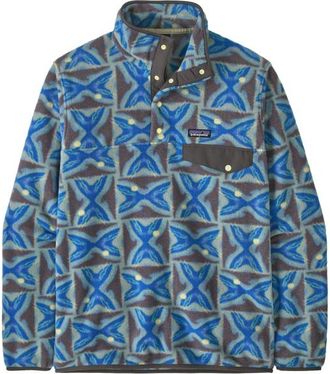 Patagonia Lightweight Synch Snap-T P/O Fleecepullover f&uuml;r Herren | blau