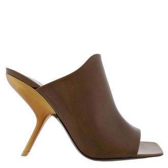 Ferragamo Era X5 Leather Open-Toe Sandals, Size 10 B