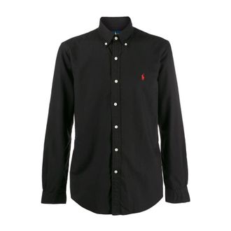 Polo Ralph Lauren Shirts - Heren - Casual Overhemden - Zwart - S - Overhemden
