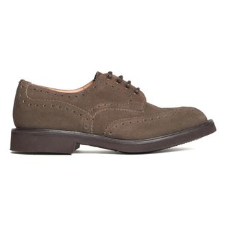 Trickers Bruine Ballerina Schoenen Stijlvolle Collectie - Heren - Veterschoenen - Bruin - 41 EU - Su&egrave;de - Schoenen
