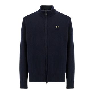 La Martina Maglione con zip integrale - - Knitwear - Uomo - Blu - XL