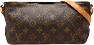 Louis Vuitton Pre-owned Trott Shoulder Bag - Dames - Vintage Schoudertas - Bruin - ONE Size - Leer - Vintage
