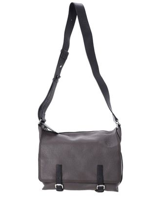 Loewe Leather Large Military Bag In Brown Leather (Authentic Pre-Loved)