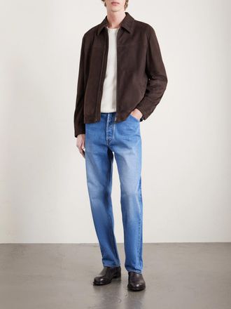 Canali Woven Suede Jacket
