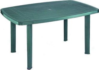 Dmora Dmora Table Rectangulaire Modulable, Made In Italy, 137 X 85 X 72 Cm, Couleur Verte