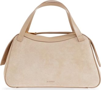Jil Sander Handbags, female, Beige, Size: ONE SIZE Leather Handbag