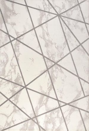 Jonathan Y Designs Patras Modern Geometric Marbled Area Rug in Ivory/gray at Nordstrom, Size 3Ft 0In X 5Ft 0In