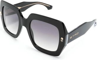 Etro Zonnebrillen - Dames - Zonnebrillen - Zwart - 53 MM - Accessoires
