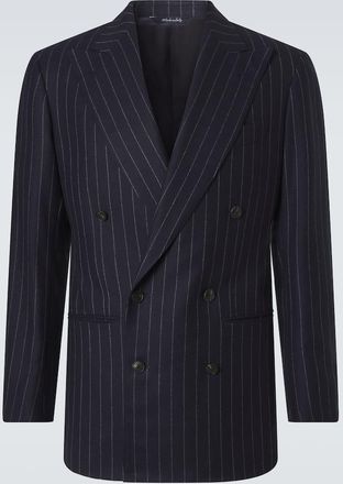 Saman Amel Striped wool blazer