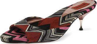 Missoni Sandali con motivo a zigzag 65mm - Nero