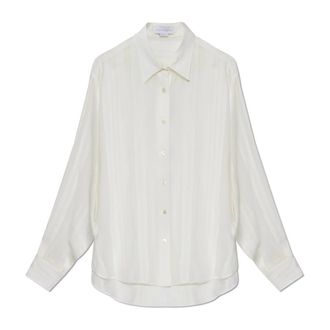 Stella McCartney Dames, Blouses & Shirts, Wit, Maat: XS Zijde