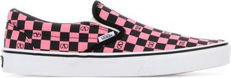 Valentino Garavani Pink Checks Slip-On Sneakers