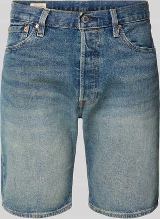 Levi's Regular Fit Jeansshorts aus Baumwoll-Lycra-Mix Modell 501ORIGINAL in Jeansblau, Gr&ouml;&szlig;e 38