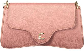 Coccinelle Borsa a spalla in pelle con tracolla a catena - - Bags - Donna - Rosa - ONE SIZE