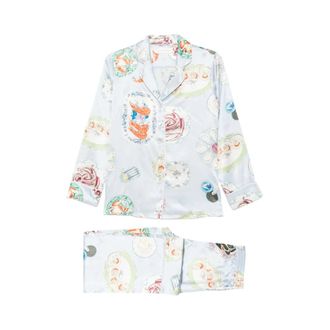 Olivia Von Halle Olivia Von Halle Ondergoed - Dames - Pyjama - Veelkleurig - XS - Nachtkleding