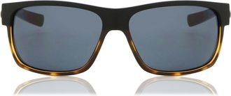 Costa 6S9026 Half Moon Polarized 902601 Mens Sunglasses Black Size 60