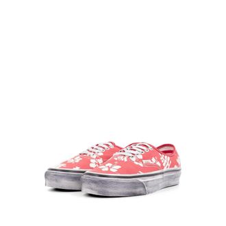 Vans Floral-Print Canvas Sneakers - Red