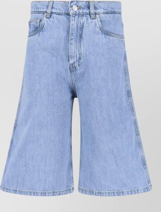 Coperni straight shorts belt loops back pockets