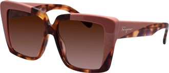 Ferragamo SF 1060S 641 55mm Womens Square Sunglasses