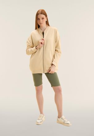 Freddy Felpa Zip Oversize grafica posteriore Feel the Flow