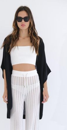 Kathryn McCarron Riviera Wrap in Black at Nordstrom, Size Small