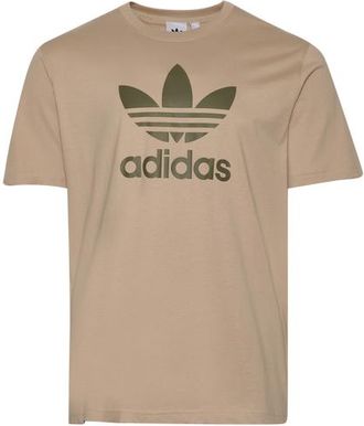 adidas Mens adidas Originals Trefoil T-Shirt - Wonder Beige Size XXL