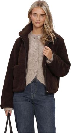 Notre-V Nv-Ielina Jas - Dames - Jassen - Bruin - Maat: 2XL