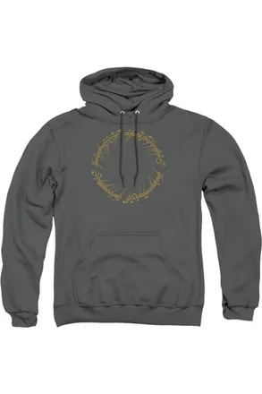 Gildan Lord Of The Rings One Ring Adult Pull Over Hoodie / Hooded Sweatshirt