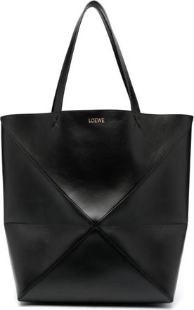 Loewe Puzzle Fold Tote XL - male - Loewe - Shopping Bags - Black - ONE SIZE - Bags