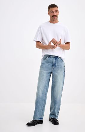 Le 31 Mens Light blue faded jean Bristol fit - Loose