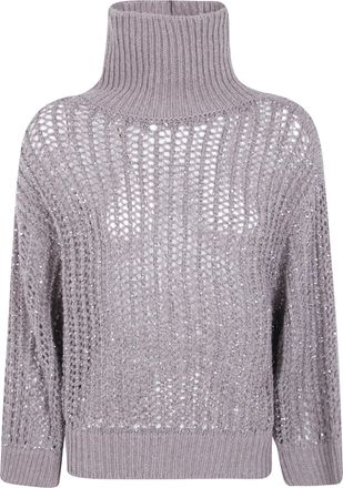 D.exterior D. EXTERIOR Sweater Short Sleeves Crystals
