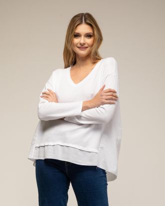 Tantra Top met oversized V-hals