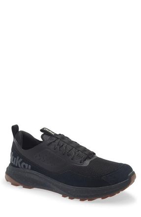 Olukai Makiki Water Resistant Trail Sneaker in Black/Black at Nordstrom, Size 11.5