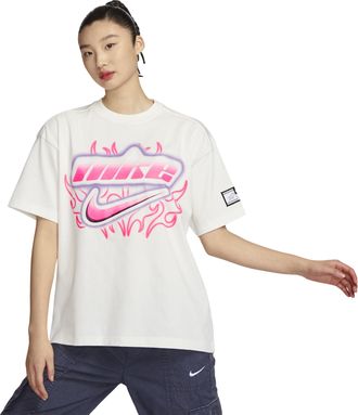 Nike (WMNS) Nike Sportswear Oversized T-shirt Asia Sizing Sail FZ1147-133