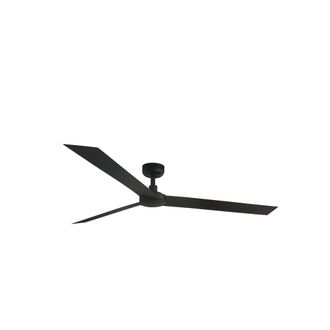Faro Barcelona Ventilador sin luz aluminio negro mate 160x160x23.2 cm