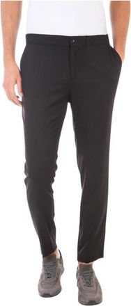 Daniele Alessandrini Jeans - Heren - Slim Fit Broeken - Zwart - M - Polyester - Broeken