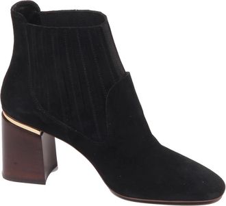 Tod's Vintage effect laars schoen model - Dames - Laarzen met Hak - Zwart - 38 EU - Schoenen