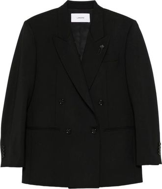 Lardini Double-breasted Wool Jacket