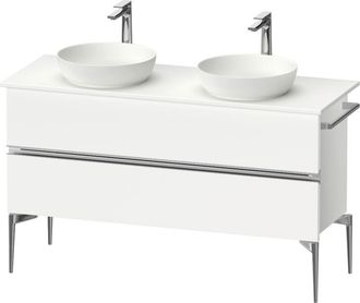 Duravit Duravit - Sivida Consola Mueble Bajo Lavabo, 2 Cajones, Tirador