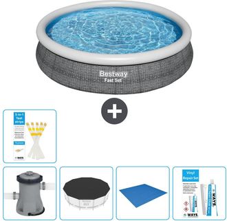Bestway Piscina Bestway Fast Set Redonda - 366x76 Cm - 8-piezas S22666